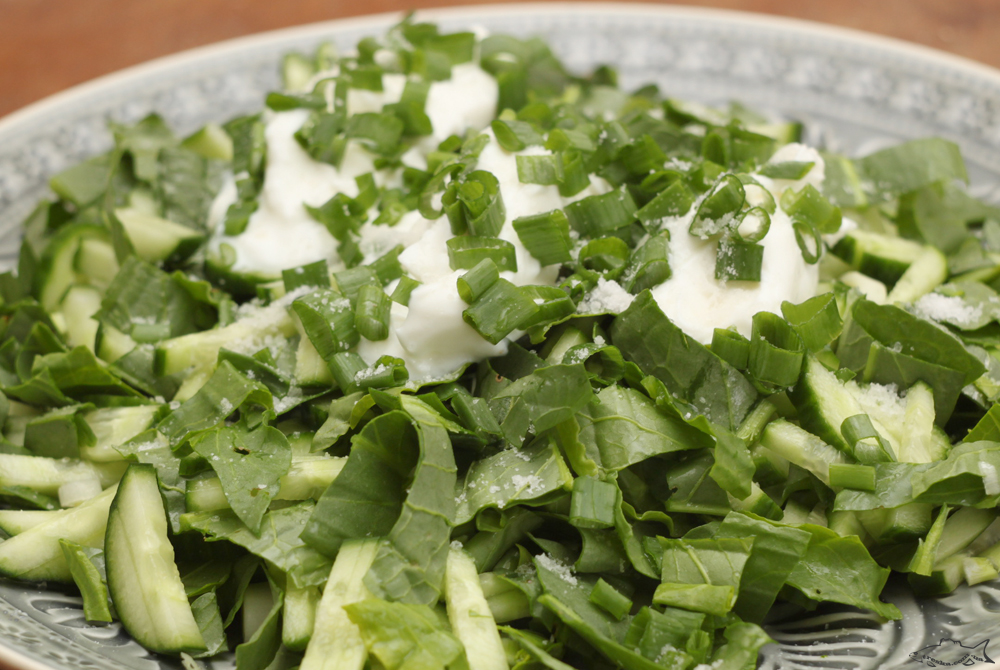 Рецепт салата из молодого картофеля, щавеля и свежей зелени - быстро и вкусно